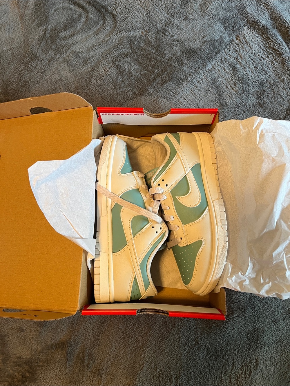 Women’s shoes Nike Dunk Low Teal 6.5 NWT - Picture 2 of 5